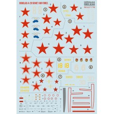 1/72 Boston Hawk A-20 Soviet Service Decal
