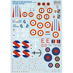 1/72 Hellcat In the Service of Foreign Armies Decal