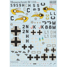 1/72 Messerschmitt Bf-110 Decals - Part 2