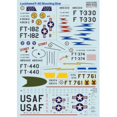 1/72 Lockheed F-80 Shooting Star Decals
