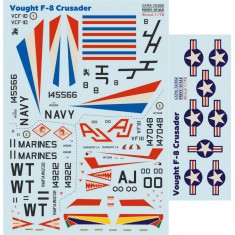 1/72 Vought F-8 Crusader Decals