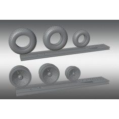 1/72 P-38 Lightning Wheels