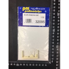 1/32 North American B-25 Mitchell Antenna Set