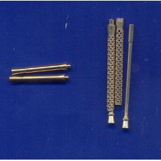 1/32 Messerschmitt Bf 109 E-4 Barrels for Eduard kits (6 Brass parts)