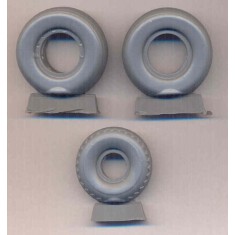 1/32 Douglas A-26 Invader Loaded Wheels for HobbyBoss kits
