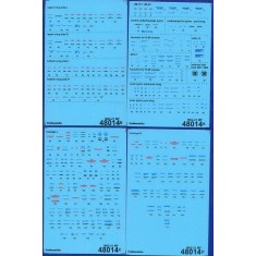 Decal for 1/48 CSAF Mikoyan-Gurevich MiG-21MF Stencils