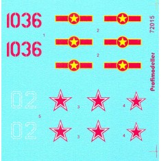 1/72 Mikoyan-Gurevich MiG-17 CCCP & NVAF Decals for Zvezda/Bilek kits