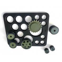 1/35 T-35 Wheel Masks for Zvezda Kit #3667