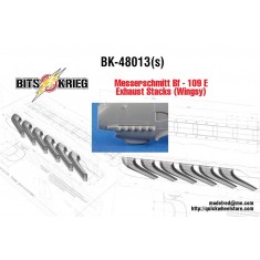 1/48 Bf 109E Exhaust Stacks for Wingsy Kits