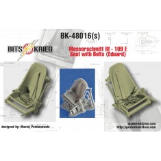 1/48 Bf 109E Seat with Belts for Eduard Kits