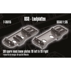 1/35 RSO Vehicle's Hull Mud/Snow Plates (Laufplatten)