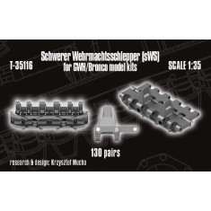 1/35 Schwerer Wehrmachtsschlepper (sWS) Tracks for GWH / Bronco kit