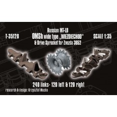1/35 MT-LBW 9K35 Strela-10 OMSh WIEZDIECHOD/Drive Sprockets Wide Track Links for Zvezda #3652