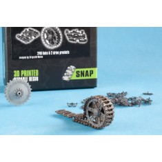 1/35 Vickers E Heavy Winter version Track Links with Drive Sprockets