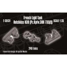 1/35 French Light Tank Hotchkiss H39 Pz.Kpfw.38H 735(f) Track Links
