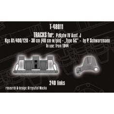 1/48 Tracks for Pz.Kpfw. IV Ausf. J - "type 5C". 1944+ prod.