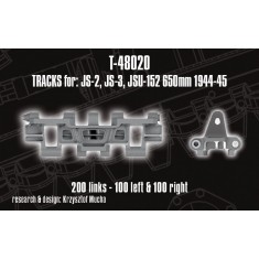 1/48 Tracks for JS-2 / IS-2; JS-3 / IS-3; JSU 152 - 650mm cast 1944+