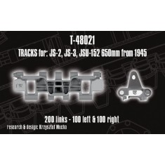 1/48 Tracks for JS-2 / IS-2; JS-3 / IS-3; JSU 152 - 650mm stamp 1944+