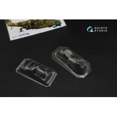 1/72 Mi-24/35 All Bubble-Version Vacuformed Clear Canopy for Zvezda Kit