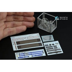 1/24 Ford GT40 Mark II '66 Interior 3D Decal w/Resin parts, Metal Sticker (Meng)