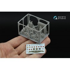1/35 US Diamond T 968A Cargo Truck Open Cab Interior 3D Decal for Mirror Models Kit