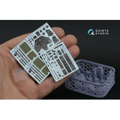 1/35 AH-1W Coloured Interior Detail Parts for Academy kits with Resin parts