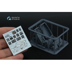 1/35 AH-64A forward Avionics Bays Interior 3D Decal for Trumpeter (with 3D-printed resin)