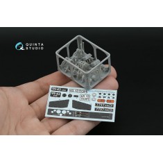 1/35 KrAZ-260 Interior Details on 3D Decal (HobbyBoss) with 3D Resin parts 