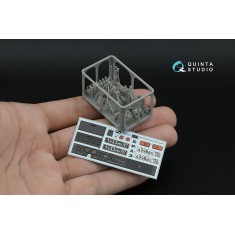 1/35 KrAZ-6322 Interior Details on 3D Decal (Takom) with 3D Resin parts 