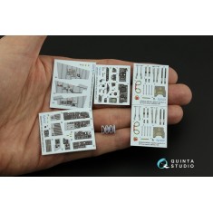 1/48 F-4G late Interior Parts (3D decal & resin) for Meng kits