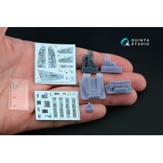 1/48 Su-25SM/SM3 Interior 3D Decal for Zvezda/Quinta Models/Arma Models