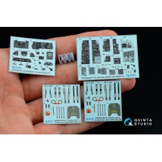 1/48 F-4G Late Interior 3D Decal for Zoukei Mura SWS kits w/Resin Parts