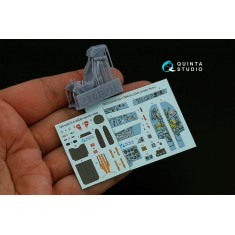 1/48 Su-17M4/Su-22M4 Interior 3D Decal for Hobby Boss kits w/Resin Parts