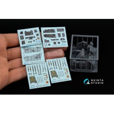 1/48 F-4N Phantom II Interior 3D Decal for Academy kits w/Resin Parts