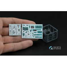 1/48 MiG-21R (green Cockpit panels) Detail Parts on 3D Decal for Eduard (w/resin parts)