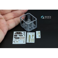 1/48 Westland Lysander Mk.I Interior 3D Decal for Airfix (with 3D-printed resin)