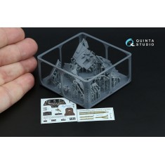 1/48 Fairey Barracuda Pilot's Cockpit Interior 3D Decal (Trumpeter) with parts