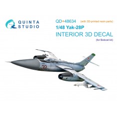 1/48 Yak-28P 3D Interior Decals for Bobcat Kit (Resin Parts)