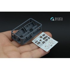 1/48 AH-64A Forward Avionics Bays Interior 3D Decal (Trumpeter) with parts
