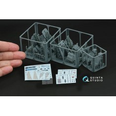 1/48 Su-30SM Interior Details on 3D Decal (Zvezda) with 3D Resin parts