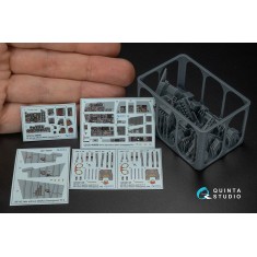 1/48 RF-4C Phantom II (late without DMAS) Interior 3D Decal (Hasegawa) w/parts