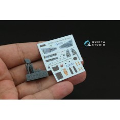 1/72 Su-25 Interior 3D Decal and Resin Parts for Zvezda