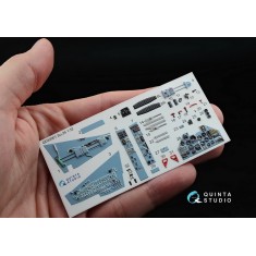 1/32 Su-25 Interior Detail Set (on decal paper) for Trumpeter Kit