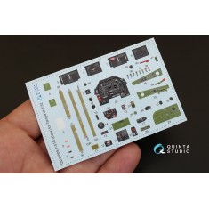 1/32 P-51D Early Interior Detail Set (on decal paper) for Tamiya Kit