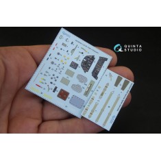 1/32 Bf 109E-3 3D-Printed & Coloured Interior Decals for Eduard kit
