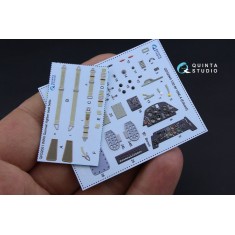 1/32 Bf 109E-4 3D-Printed & Coloured Interior Decals for Eduard kit