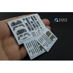 1/32 F-5F 3D-Printed & Coloured Interior Decals for KittyHawk kit