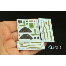 1/32 PT-13 Kaydet 3D-Printed & Coloured Interior on Decal Paper for Roden kits