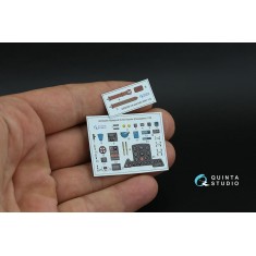 1/32 Nakajima Ki-84 Hayate Interior Details on 3D Decal (Hasegawa)