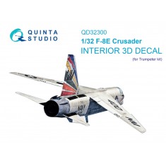1/32 F-8E Crusader 3D Interior Decals for Trumpeter Kit